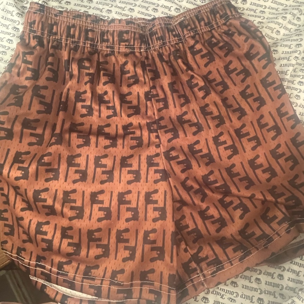Bravest Studios 2020 sold out Fendi Gunner Brown Shorts NWT!